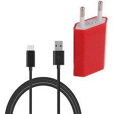 Caricabatterie Caricatore Usb Cavo Type-c 1a 5w Red Per Apple Iphone 16 Pro Max