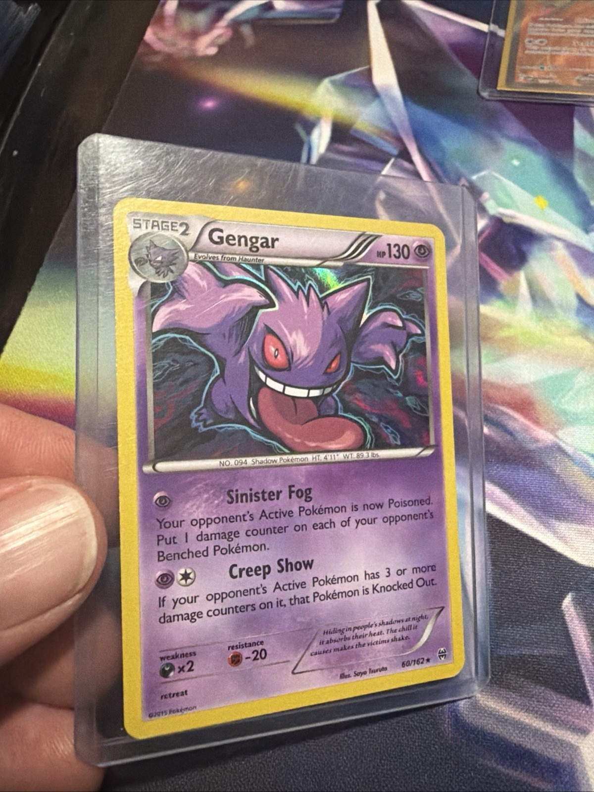 Gengar 35/83 Holo Rare Generations XY Pokemon Card 2016