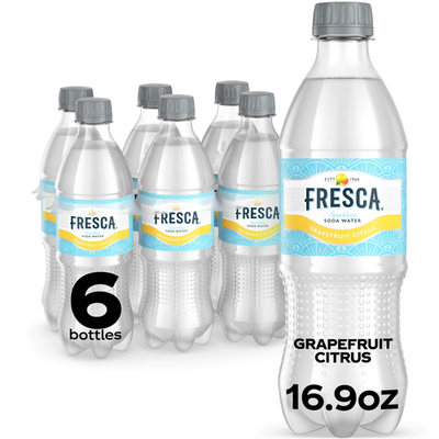 #ad Fresca Citrus Soda 6 Pack 16.9 fl oz Bottles Soft Drink. $4.49