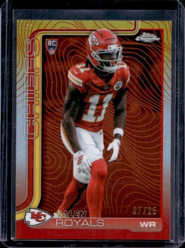 2025 Topps Chrome Jalen Royals Rookie Etch SP SP Orange Refractor SSP #/25