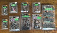 Lemax Spooky Town Lot Of 9 Halloween Figures In Original Packs Mix Lot