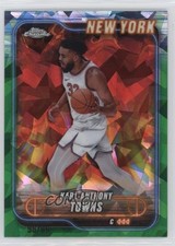 2024-25 Topps Chrome Sapphire Edition Green 96/99 Karl-Anthony Towns #52 11oq