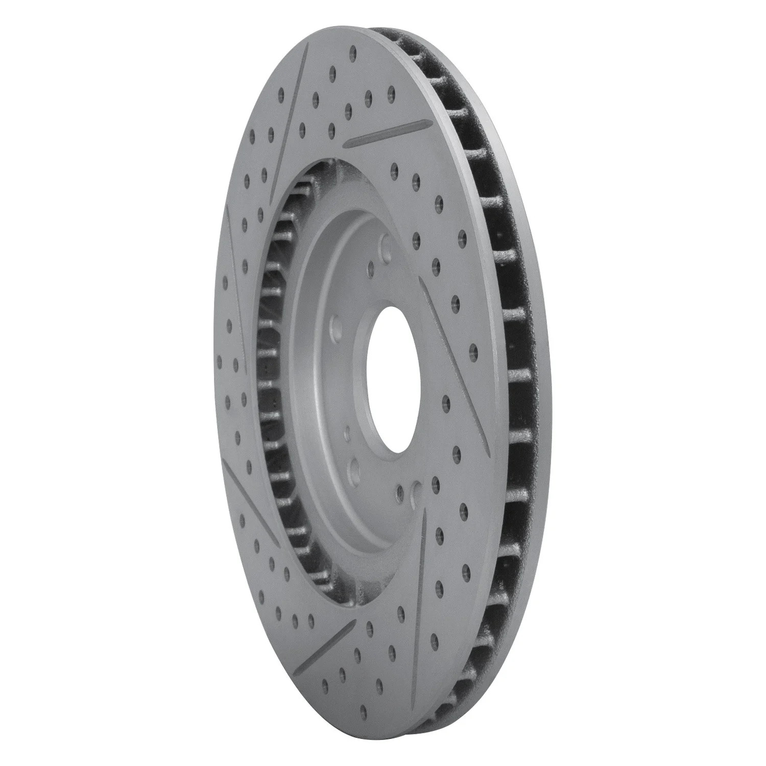 For Acura NSX 97-05 DFC Drilled & Slotted Rear Passenger Side Brake Rotor