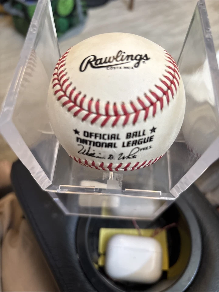 HOF EDDIE MATTHEWS Signed Auto Off’l NL Baseball- Bos, Mil, Atla BRAVES-PSACOA - Image 4 of 4