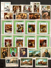 ART  = 8 Deluxe Sheet Set of Paintings By Rembrandt, etc. & 4 Complete Sets