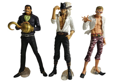 One Piece Ichiban Kuji Mihawk Doflamingo Crocodile MASTER STARS PIECE Figure Set