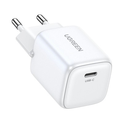 Mini adapter Ugreen Nexode mini CD318, GaN, 20W, USB-C, white