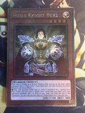 Yugioh: Noble Knight Borz - NKRT-EN009 - Platinum Rare - Limited Edition - NM