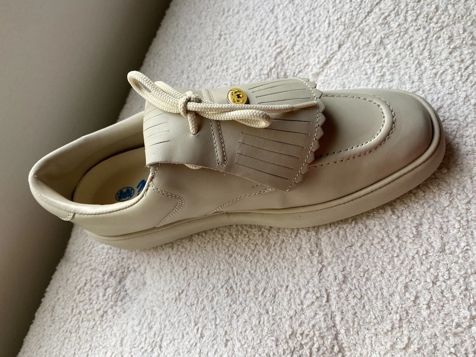 Zapatos de golf MacGregor para mujer talla 6,5 cuero tostado cierre flecos Foto 2 de 4