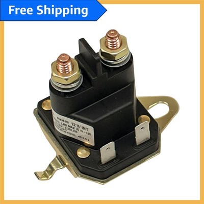 High-Quality Starter Solenoid for Reliable Engine Start - 12V Metal Design