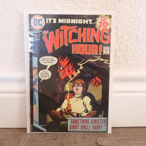 It's Midnight... The Witching Hour #45 by Jerry Grandenetti 1974 DC Comics Witch