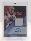 JOE BURROW 2020 PANINI XR RPA ROOKIE SWATCH PATCH ORANGE RC AUTO /15 Q4172