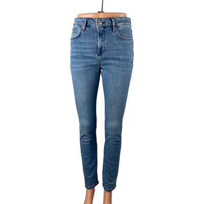 S.Oliver Women's Blue Medium Wash High Waisted Ankle Skinny Denim Jeans Size 36