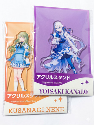 Project Sekai Kanade Yoisaki & Nene Kusanagi Acrylic Stand Lawson Japan Limited