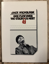 Beautiful Jack Nicholson One Flew Over the Cuckoo's Nest Movie Production Folder