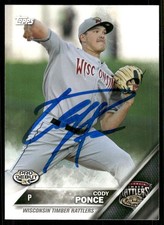 2016 Topps Pro Debut CODY PONCE Signed Card autograph auto BLUE JAYS KBO