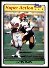 1981 Topps #73 Lynn Cain Atlanta Falcons Card