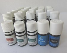 Young Living Essential Oils Lot of 40 Unwashed EMPTY Bottles 5 ml  15 ml