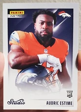 2024 Panini Instant AUDRIC ESTIME STUDIO ROOKIES RC SP BRONCOS #2 PR/1672