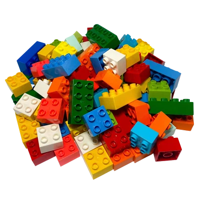LEGO® DUPLO® Bausteine Basic Steine - 50 Stück 2x2 + 10 Stück 2x4 Steine - NEU - Bild 1 von 4