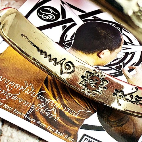 Armband Phra Arjarn O Ajarn Yetummar Buddha Herz Legierung Thai Amulett #16904 - Bild 7 von 11