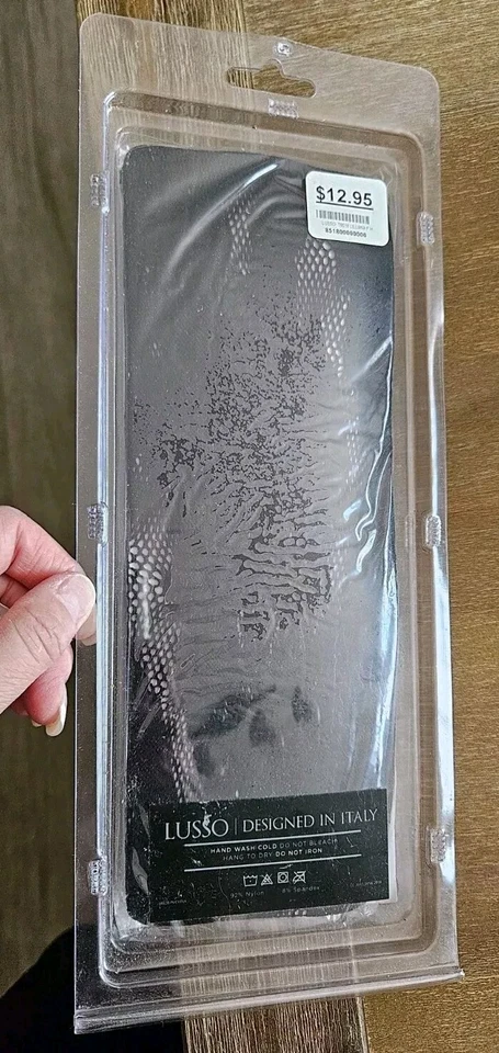 Medias italianas Lusso Lilliana de encaje negro red pantimedias DISFRAZ SEXY de nailon Foto 4 de 4