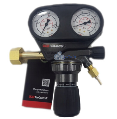 ProControl Stickstoffmanometer, Flaschendruckminderer 200/0-50 Bar