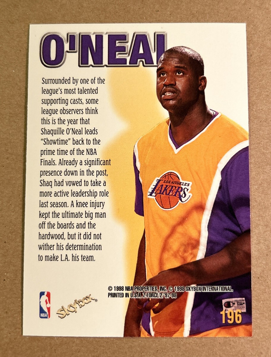 1997-98 Z-Force Zupermen #196 Shaquille O'Neal Basketball Card | eBay
