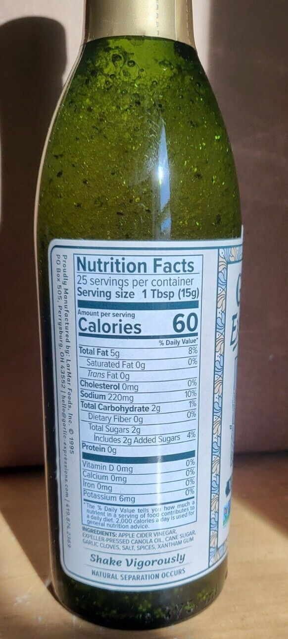 Garlic Expressions Vinaigrette Dressing 12.5 oz *EXPIRED* eBay