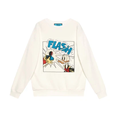 GUCCI X DISNEY Duck Donald white sweatshirt - Bild 1 von 4