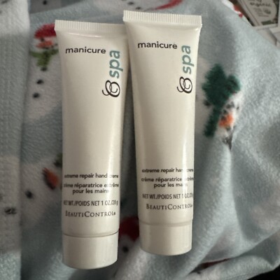 2 BeautiControl Spa Manicure Extreme Repair Hand Creme! 1 oz. Ea