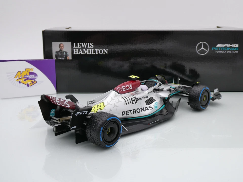 Minichamps 110220744 # Mercedes-AMG W13 F1 Monaco GP 2022 " L. Hamilton " 1:18 - Bild 2 von 4
