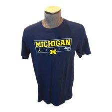 University of Michigan Wolverine Nike Tee Medium  Dark Blue Jordan The Big House
