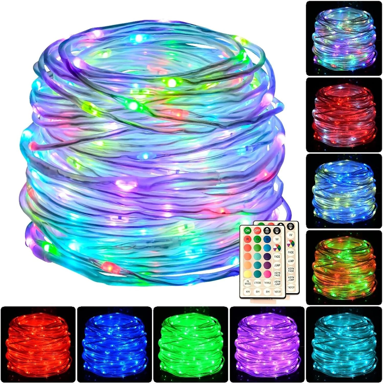 132Ft Outdoor Rope Lights, Waterproof Rope Lights for Outside, 400 LED 132FT