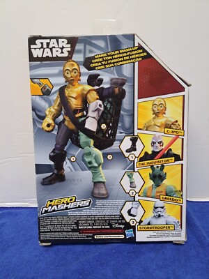 Hasbro Star Wars Hero Mashers C-3PO Episodio VI - Figura Snodabile 9 Punti, Compatibile, Con Accessorio