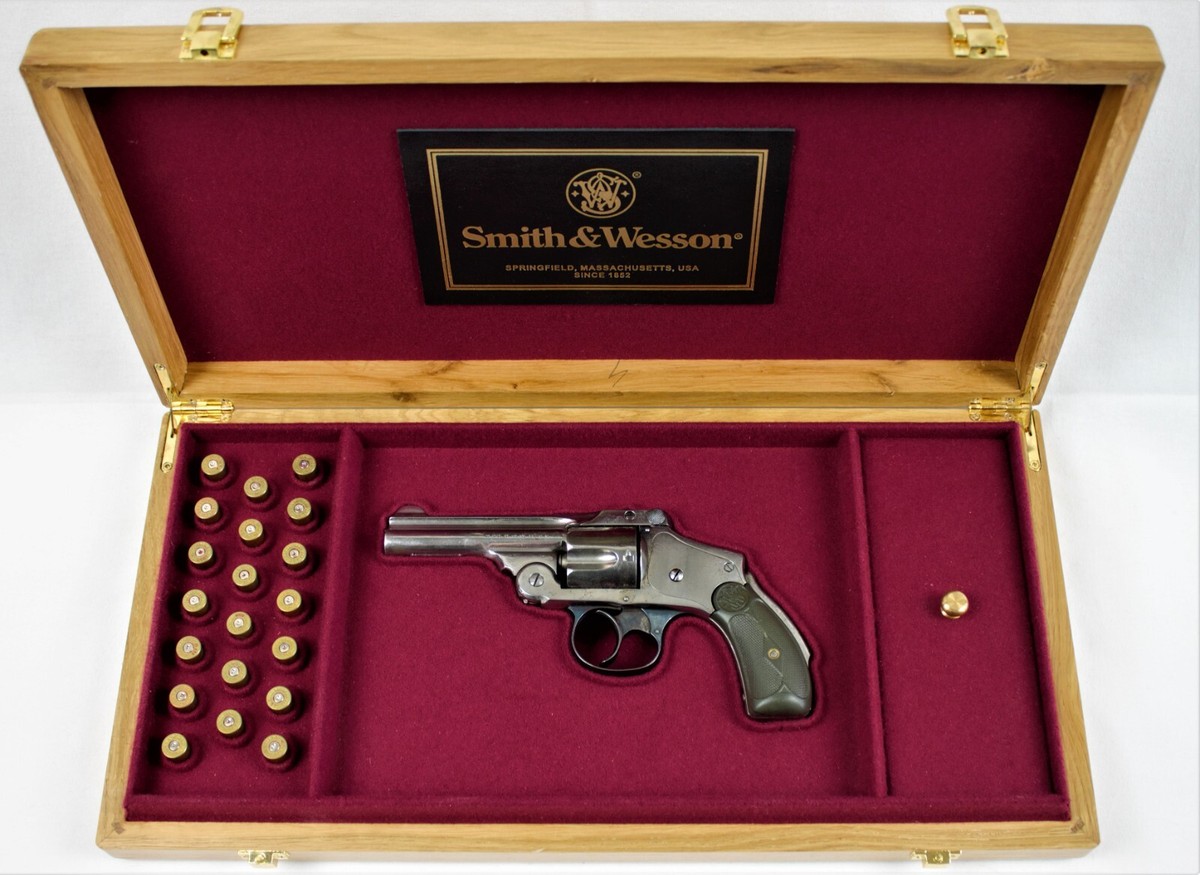 Boîte De Présentation Pour Revolver Smith & Wesson .38 Safety - Neuve