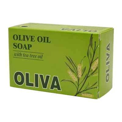 Oliva Olive Oil Soap with Tea Tree Oil 100g (Pack of 2)
