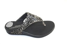 FITFLOP BANDA MOCHA THANG SANDAL REAL CALF FUR WOMENS