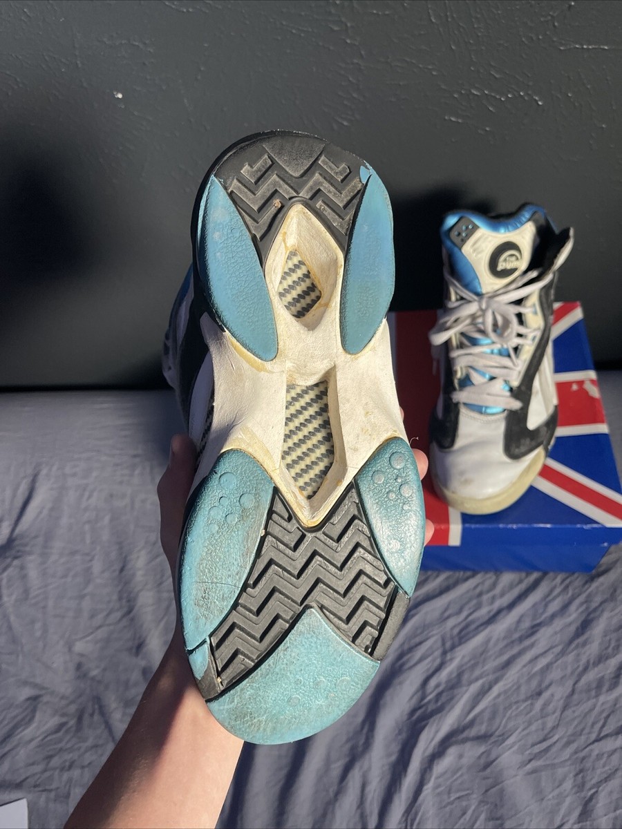 VINTAGE REEBOK SHAQ ATTACK SIZE 8.5 1992 ORIGINAL RELEASE WHITE BLACK BLUE s-l400.jpg main image 4