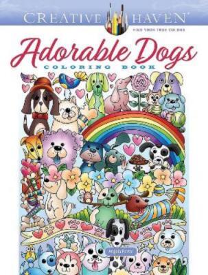 Angela Porter Creative Haven Adorable Dogs Coloring Book (Paperback)