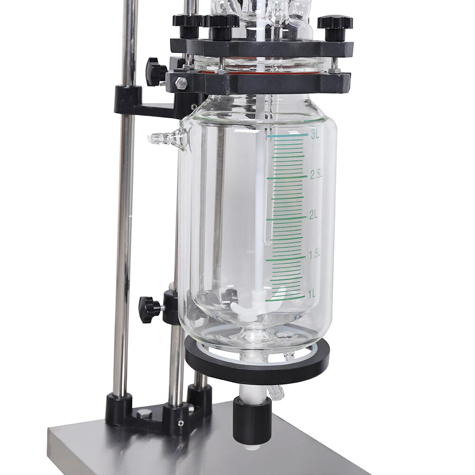 SF-3L Dental Laboratory Medical Double Layer Glass Reactor 200N.Cm 0~680 Rpm 90W - Image 2 of 4