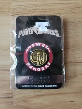 Mighty Morphin Power Rangers Mastodon Power Coin Pin Lineage Studios NEW VAULTED