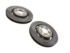 2019-2023 ASTON MARTIN VANTAGE LEFT RIGHT REAR SLOTTED BRAKE ROTOR SET OEM