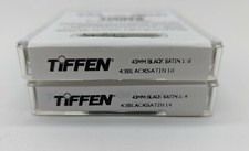 New Tiffen 43mm Black Satin 1/8  1/4 Diffusion Filter Set - 2 Filters