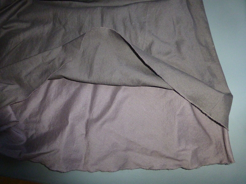 ~ EILEEN FISHER ~ schokoladenbraun Baumwolle 2-lagig A-Linie langer ROCK Gr. XL - Bild 6 von 8