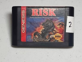 Risk World Conquest (Sega Genesis, 1988) Authentic Cartridge Only TESTED/WORKS