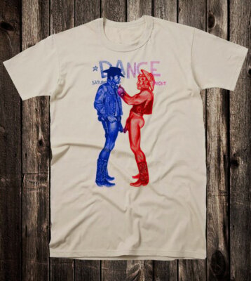 Gay Cowboys - Seditionaries - Retro T Tee Shirt Punk Queer Cowboy