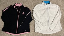 Lauren Ralph Lauren Active White Full Zip Track Jacket Pink/Black Jacket