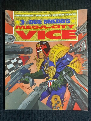 1990 JUDGE DREDD Mega-City Vice #2 SC FVF 7.0 1st Titan Books / John Wagner
