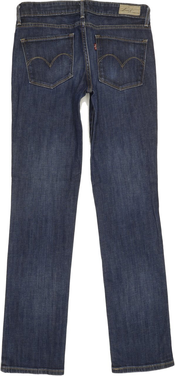 Jean Lévis Demi Curve - Mid Rise Skinny - mi-haute | Bleu Foncé | W26L32 - Vêtements